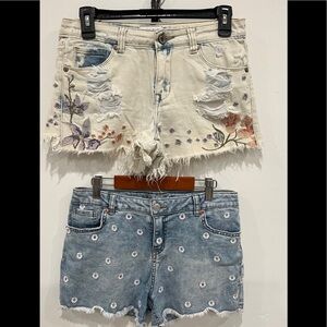 GOGO JEANS/CAT & JACK GIRLS 2 SHORTS  XL 14/16